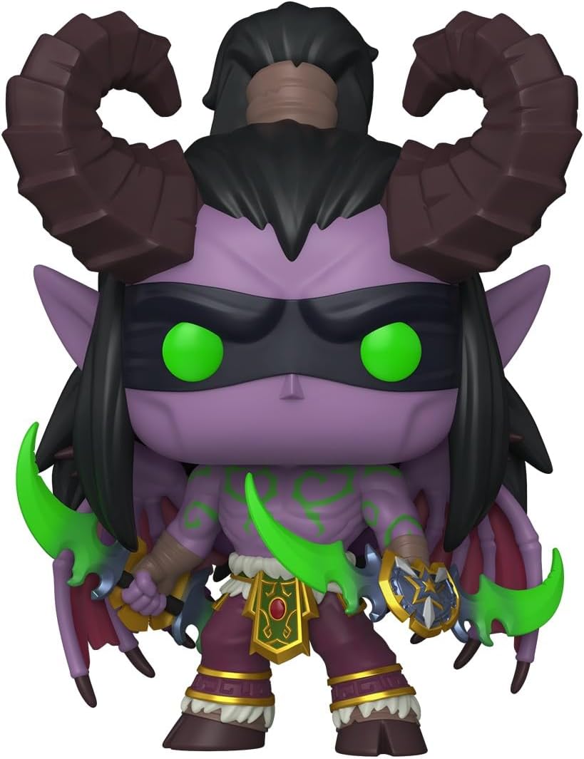 Funko Pop! Games: World of Warcraft - Illidan Stormrage - 1/6 Quote Für Seltene Chase-Variante - Vinyl-Sammelfigur - Geschenkidee - Offizielle Handelswaren - Spielzeug Für Kinder und Erwachsene