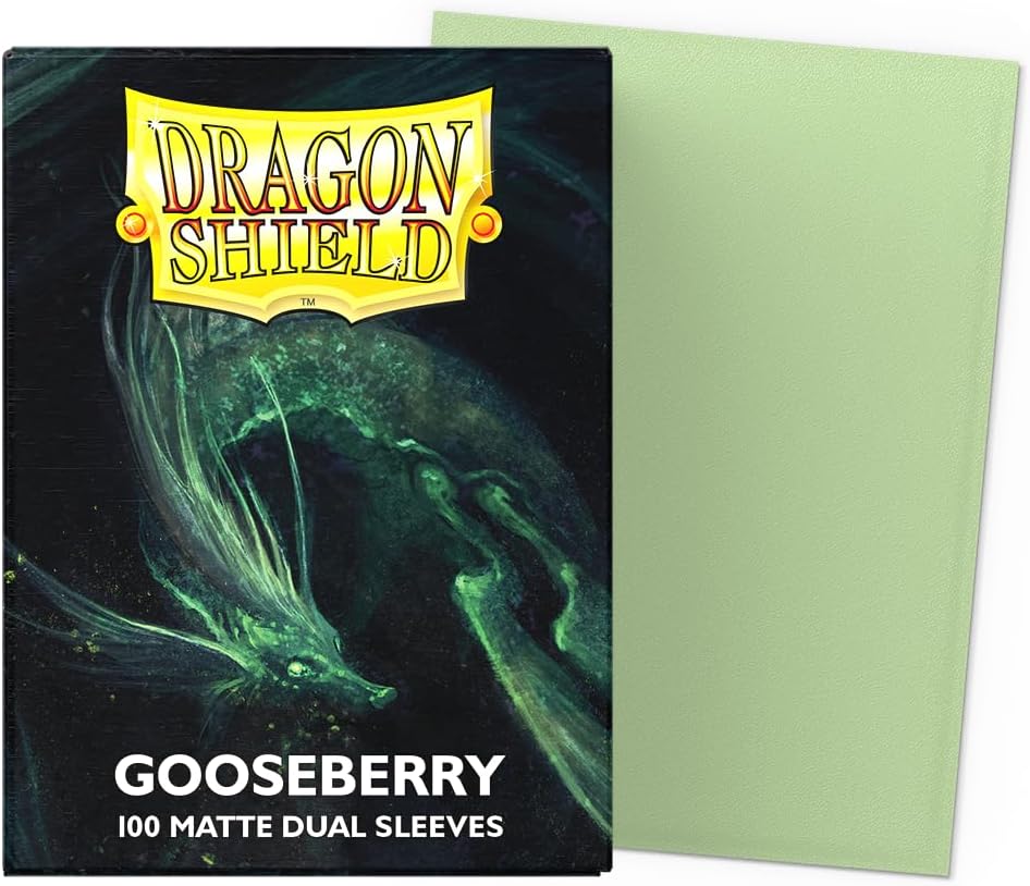 Dragon Shield | Matte Dual Standard Size Card Sleeves | 100 CT - Smooth & Tough Premium TCG Sleeves - Compatible with Pokemon, Flesh & Blood, One Piece & Magic The Gathering |
