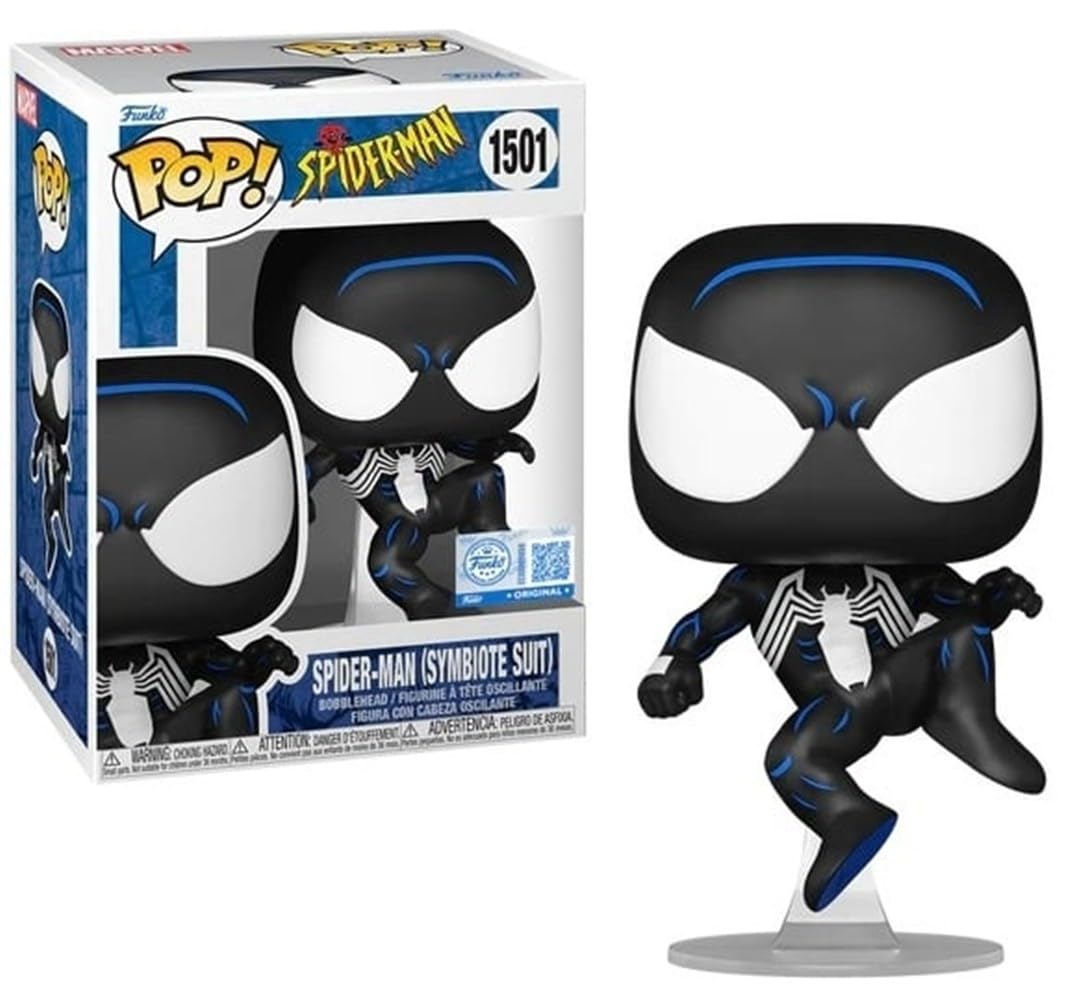 FUNKO POP! Figurine officielle Spider-Man Spider-Man - Costume noir Spider-Man