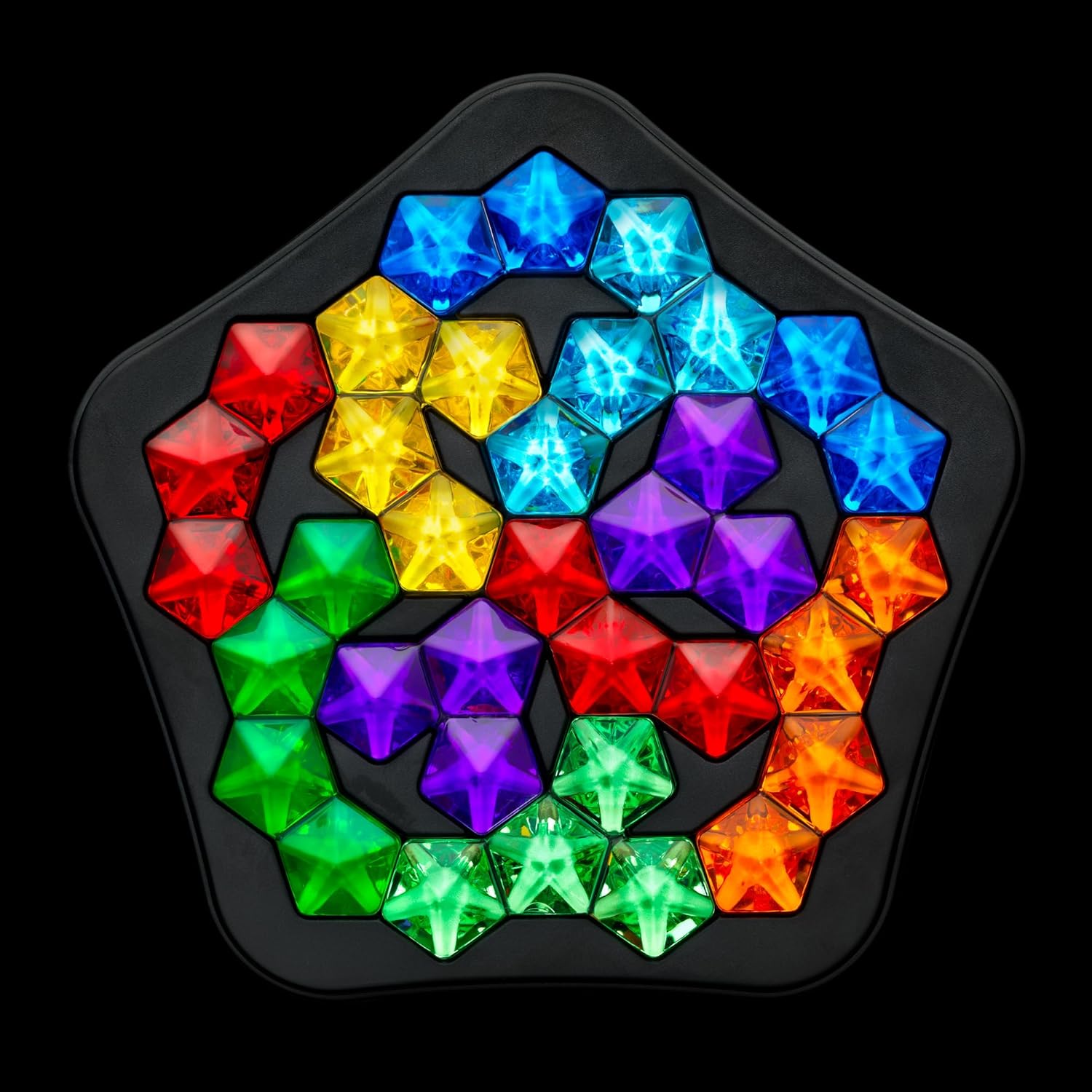 SmartGames - IQ Deluxe Pentagon, Puzzle Game with 120 Challenges, Ages 14+