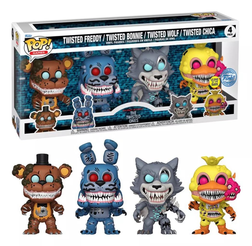 Five Nights at Freddy's Funko Pop! Games FNAF- Twisted Ones 4PK (EMEA) (GW) Funko