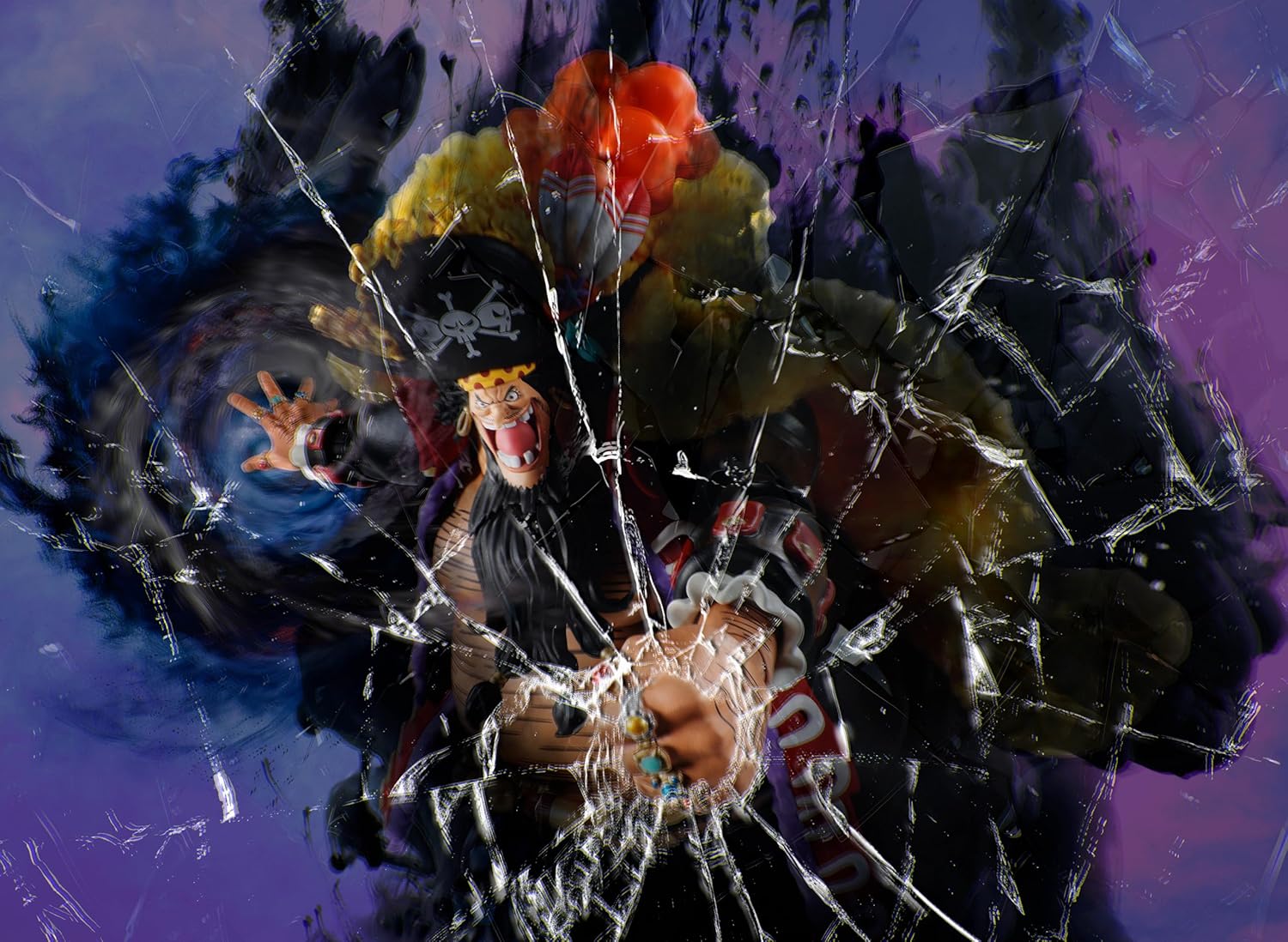 TAMASHII NATIONS - One Piece - Marshall D. Teach Four Emperors - S.H.Figuarts Actionfigur