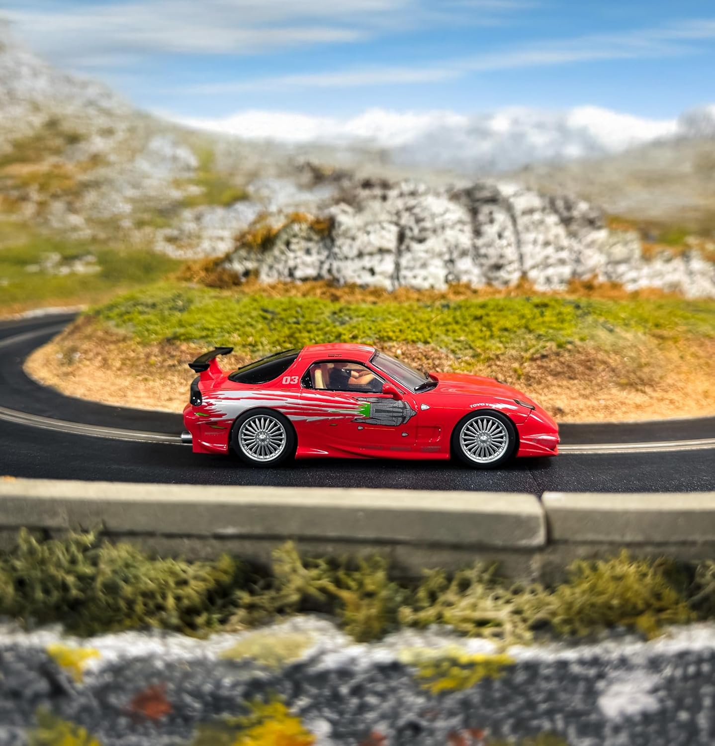 Scalextric C4592 The Fast And The Furious - Mazda RX7 - Dom Turetto