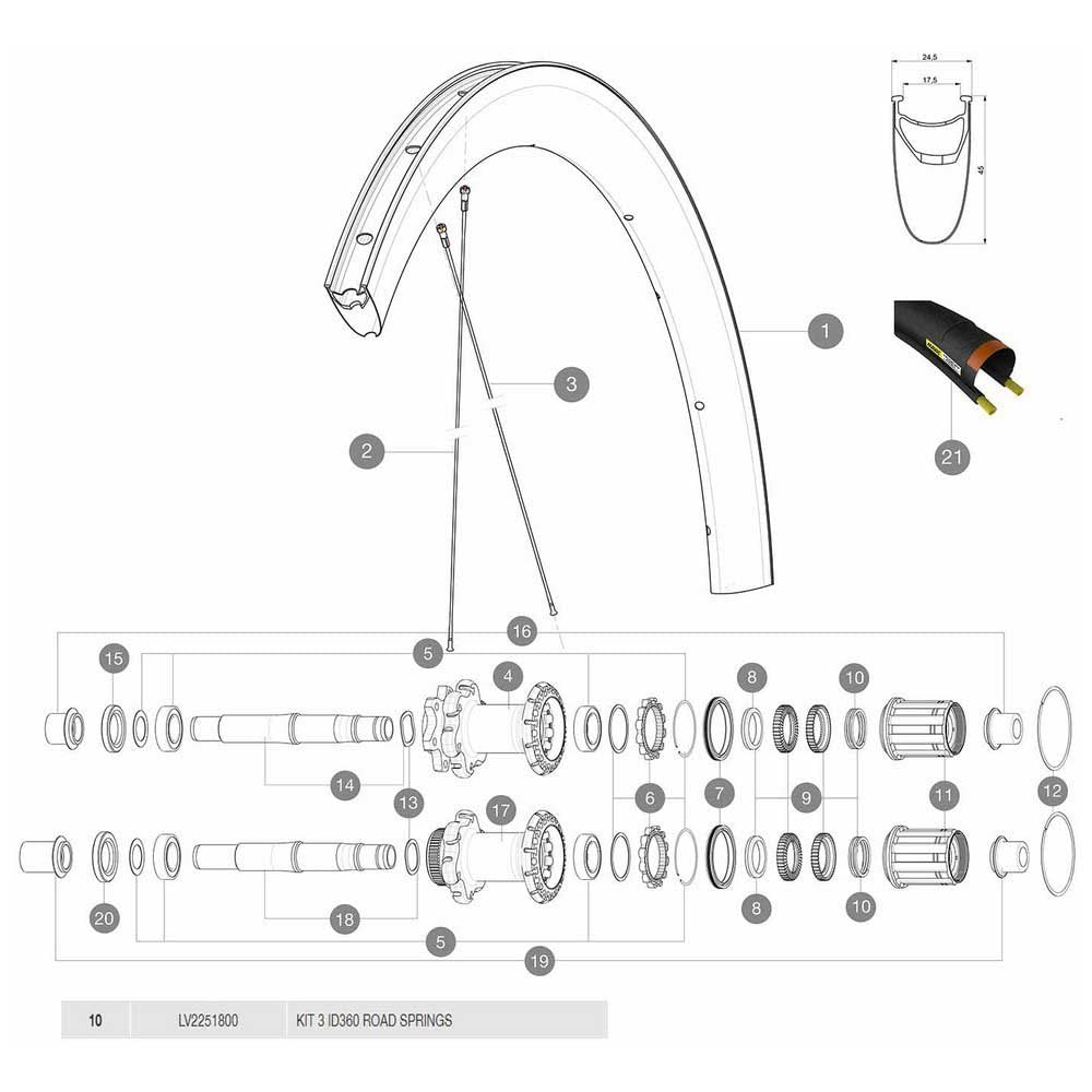 Mavic Id360 Springs 3 Units One Size