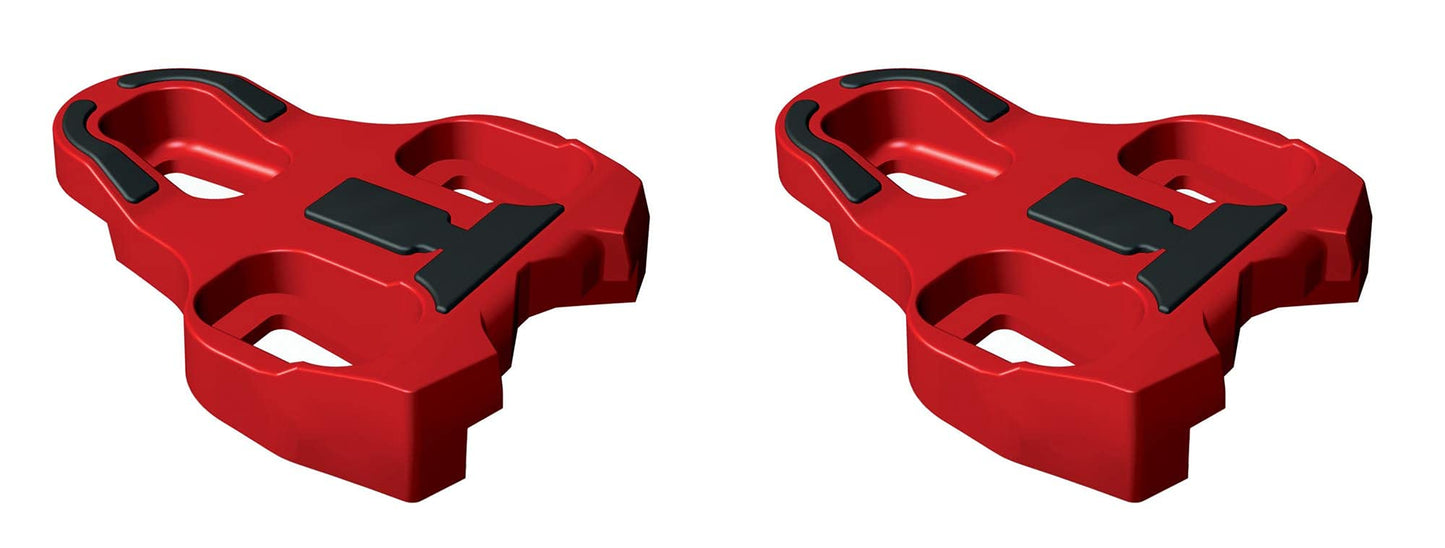 Velox Look Keo Pedal Cleats, Red 9° Float