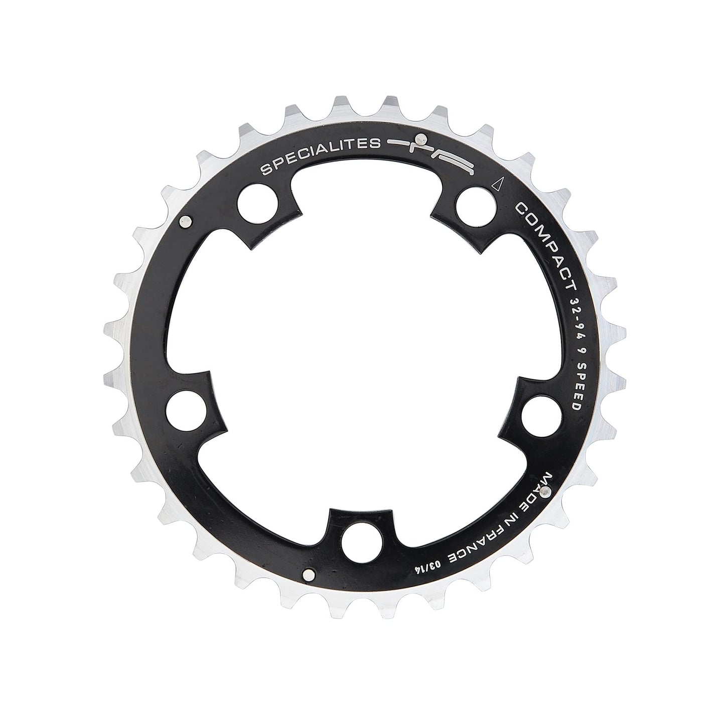 TA Specialities Compact Speed Chainring, Silver