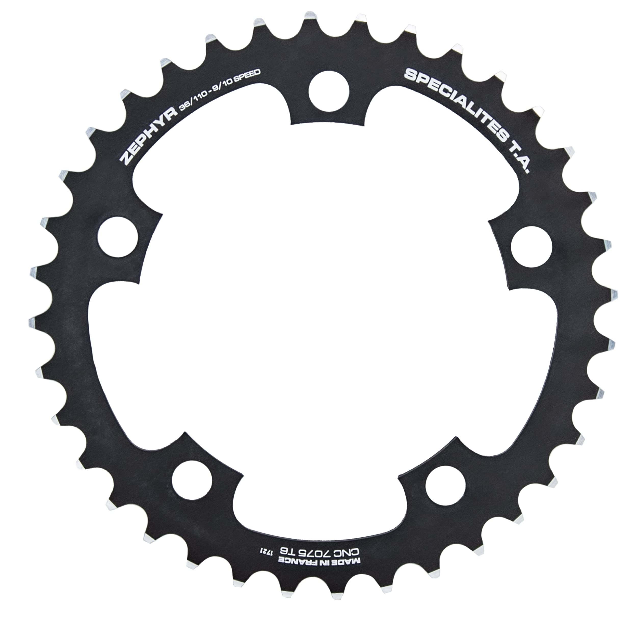 Spécialités TA Zephyr Compact 110pcd 5 Arm 9/10/11 Speed Inner Chainring