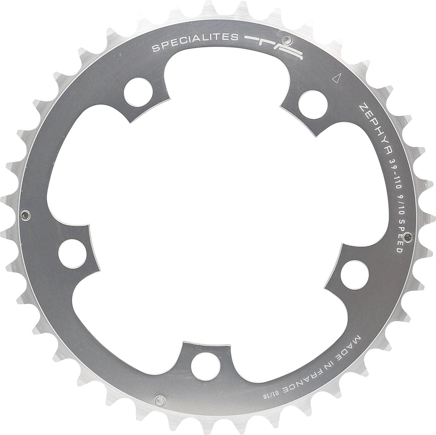 Spécialités TA Zephyr Compact 5-Arm 110pcd 9/10 Speed Chainring