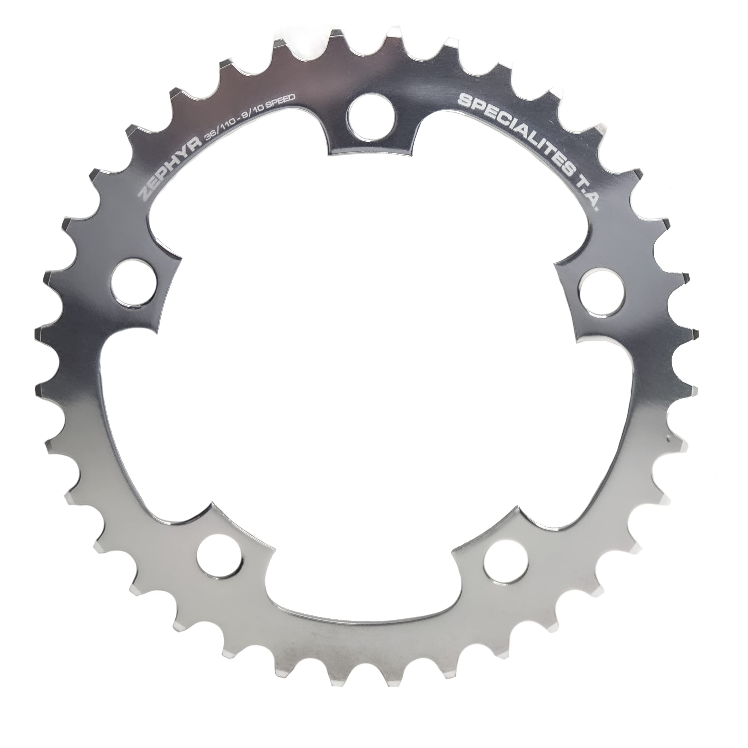 Spécialités TA Zephyr Compact 5-Arm 110pcd 9/10 Speed Chainring