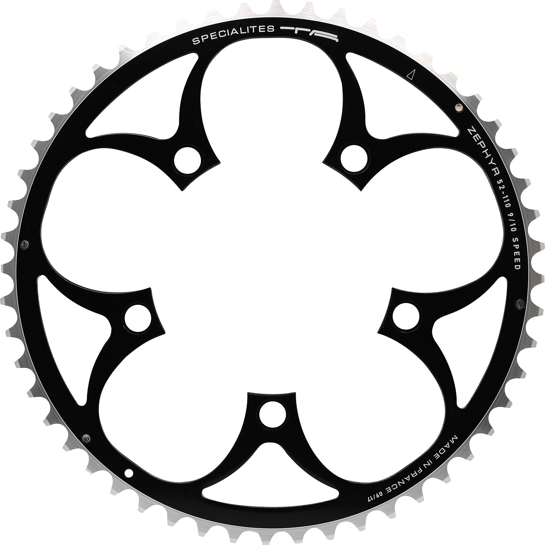 Spécialités TA Zephyr Compact 5-Arm 110pcd 9/10 Speed Chainring