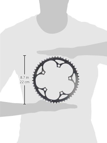 Spécialités TA Alize 130 PCD, 9/10 Speed Chainring, Silver, 52T Outer