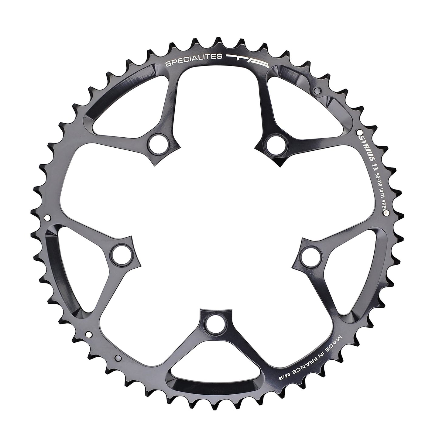 Spécialités TA Syrius 110pcd 10/11 Speed Chainring, Black