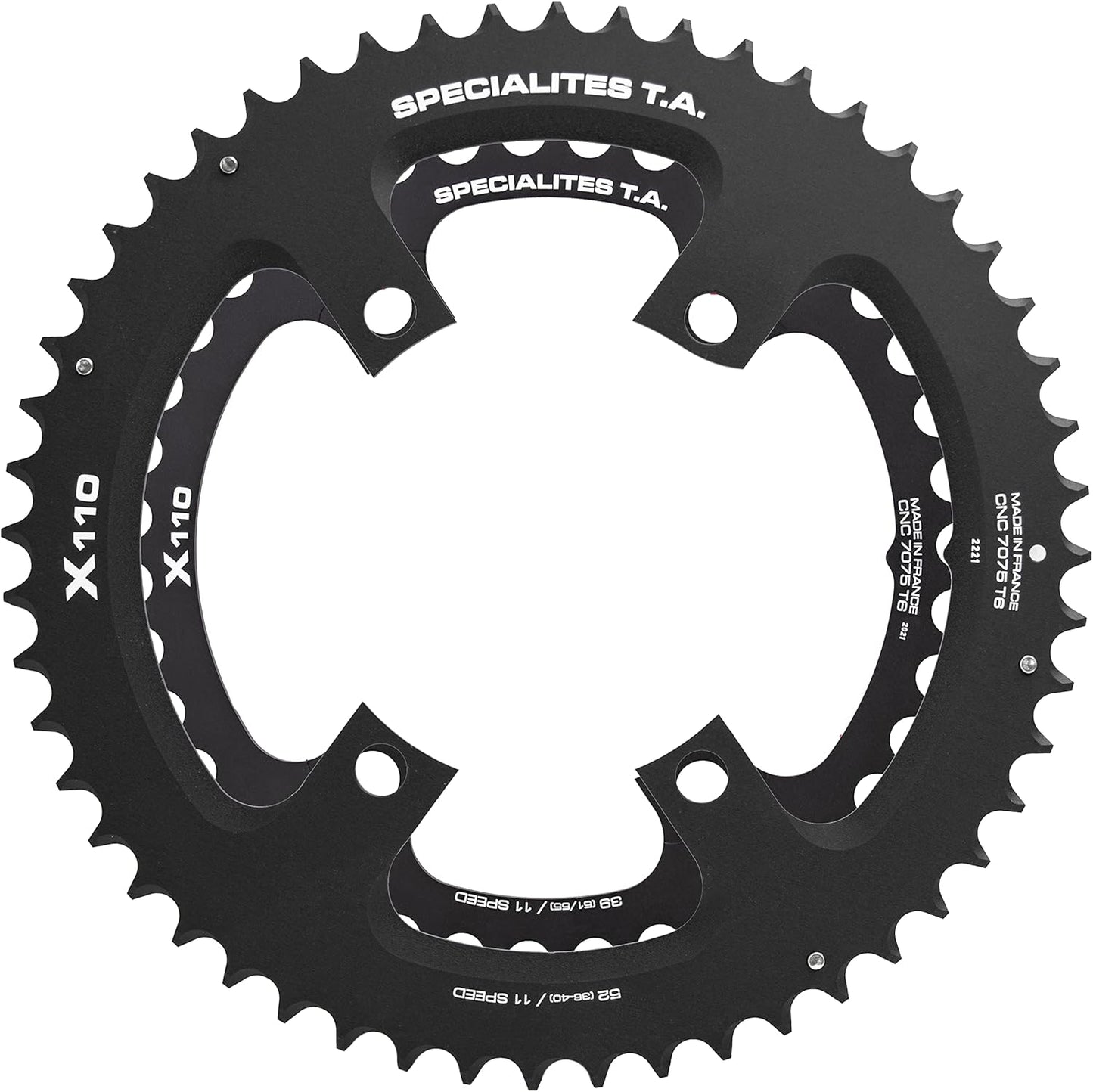 Spécialités TA X110 4 Arm 11 Speed Chainring