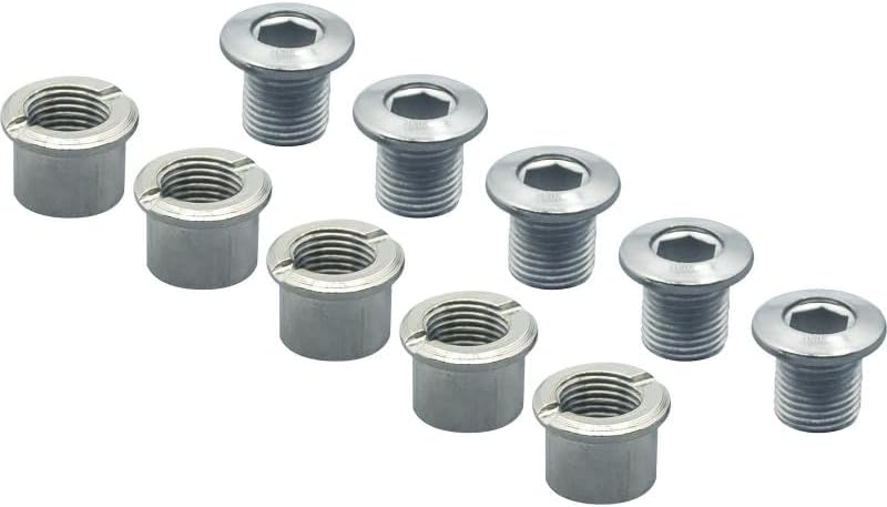 TA Schrauben Set Aluminium – Doppelplatten – Silber (Säckchen mit 5 Stück