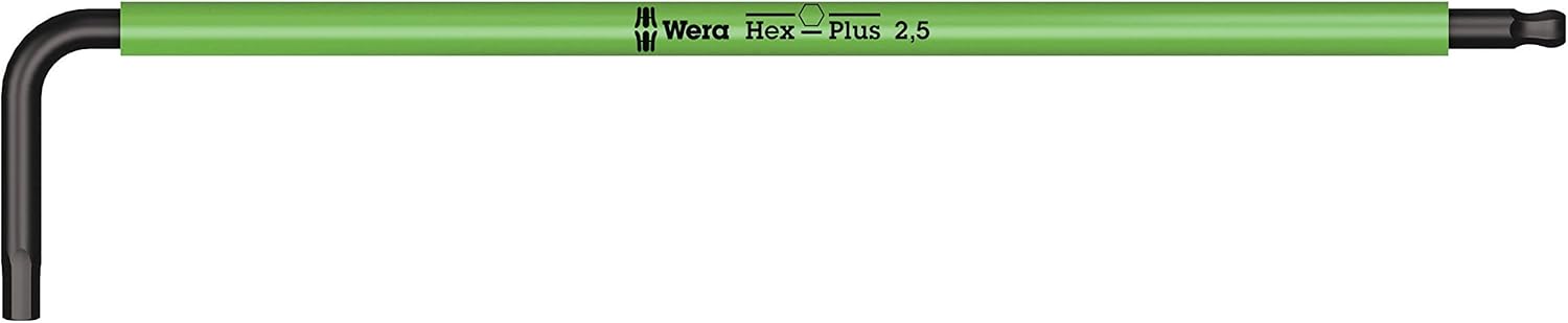 Wera 950/9 Hex-Plus Multicolour 3, L-Key Set, Metric, BlackLaser - 05133165001