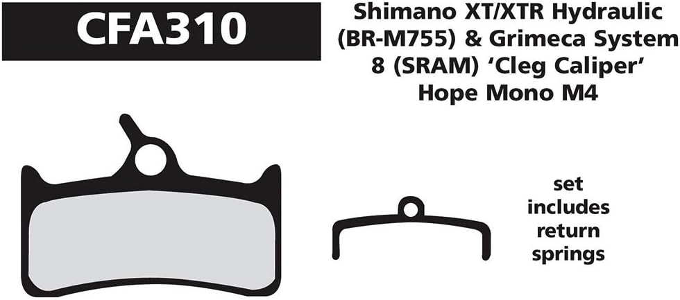 EBC Hope Mono M4/Shimano Xt/Xtr/Grimeca 8 Disc Brake Pad