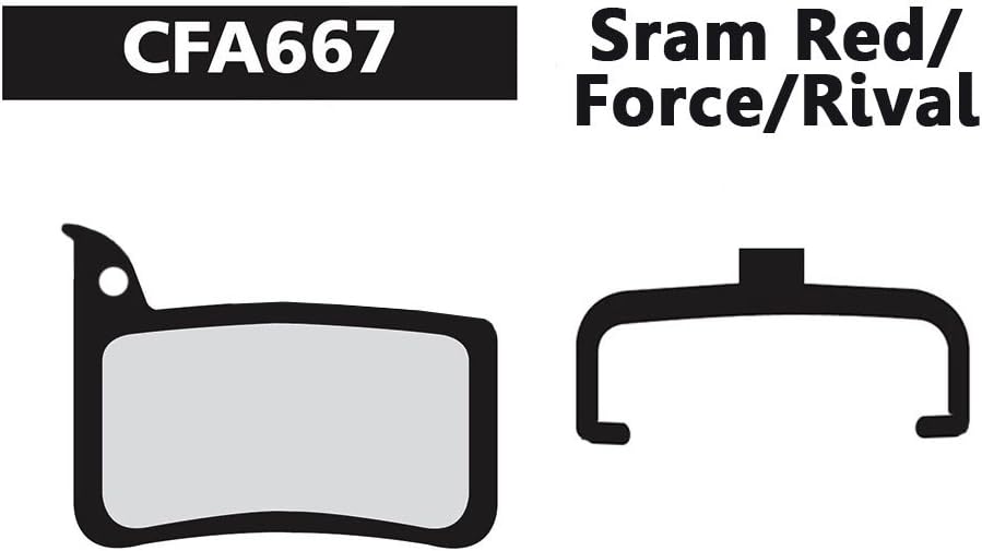 SRAM Red – Organic (Soft)/Force/Rival Disc Brake Pads, Green – Organic (Standard)