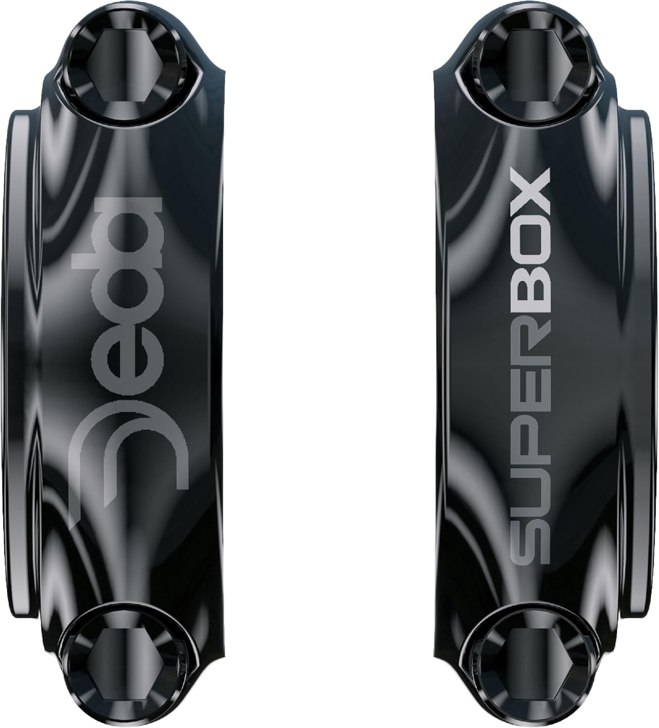 DEDA-ELEMENTI Fcsbx-dcr frontalino Unisex Adulto, Nero, Taglia Unica