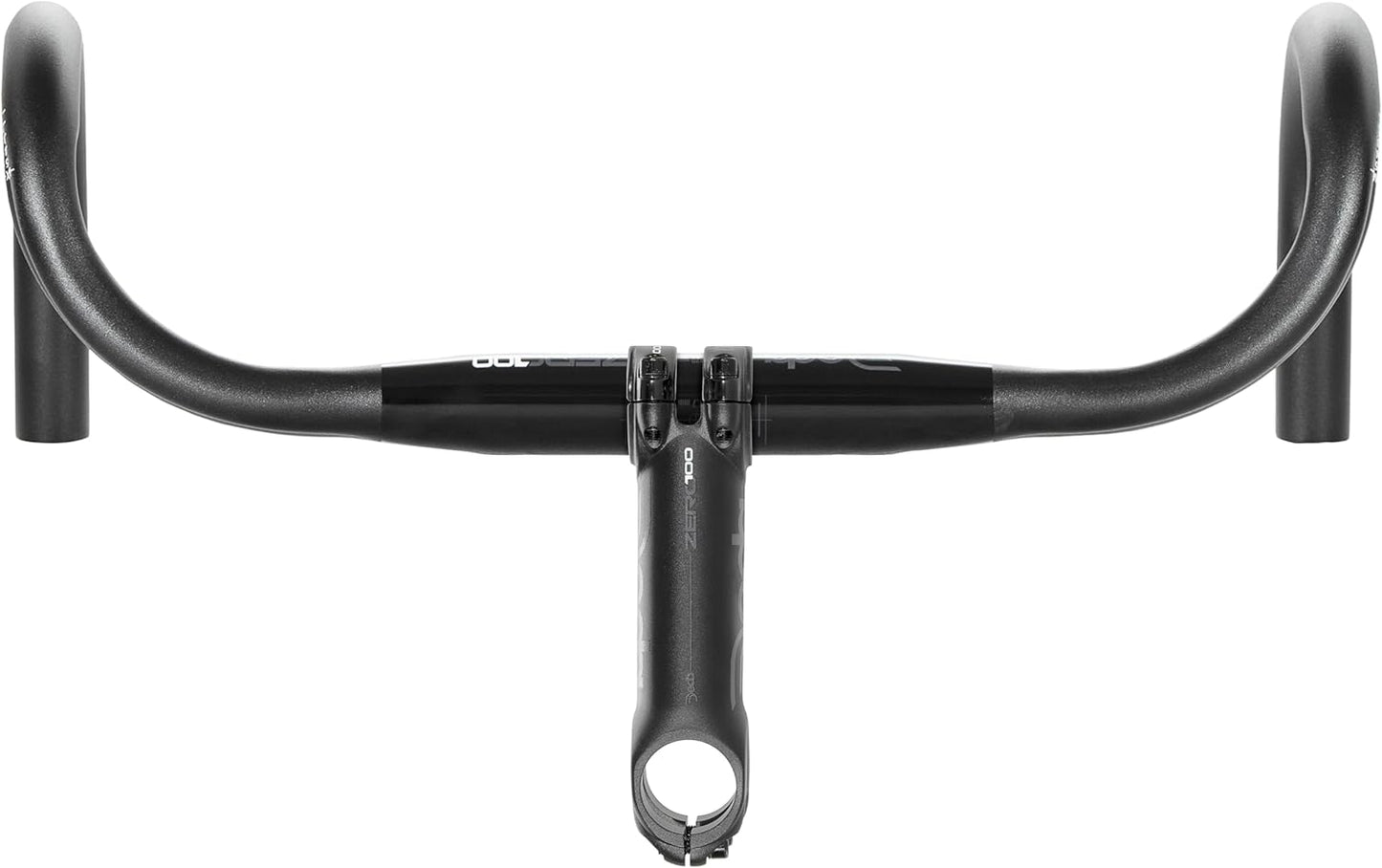 Deda Elementi Zero100 Handlebars, Black On Black (BoB), Deep Drop, 44cm