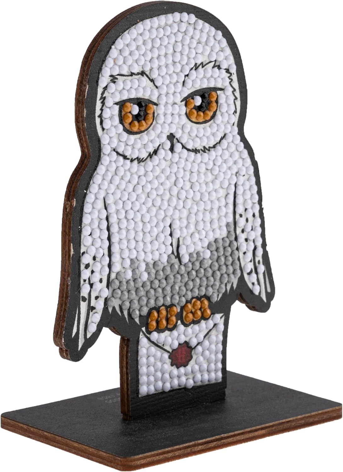 CRYSTAL ART - Set mit Diamant-Figuren – Manuelle Aktivität zum Basteln und Spaß – Erwachsene und Kinder – glitzernde Dekoration in verschiedenen Farben – Harry Potter – Hedwig