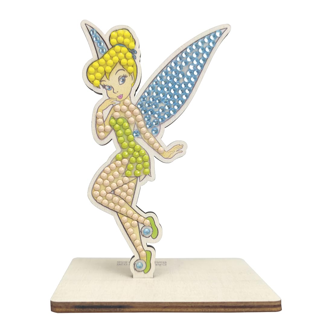 CRYSTAL ART - Set mit Diamant-Figuren – Manuelle Aktivität zum Basteln und Spaß – Erwachsene und Kinder – glitzernde Dekoration in verschiedenen Farben – Peter Pan – Tinkerbell