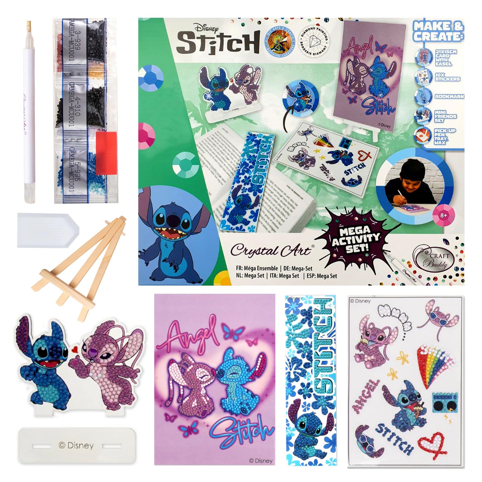 Stitch Crystal Art Mega Activity Set