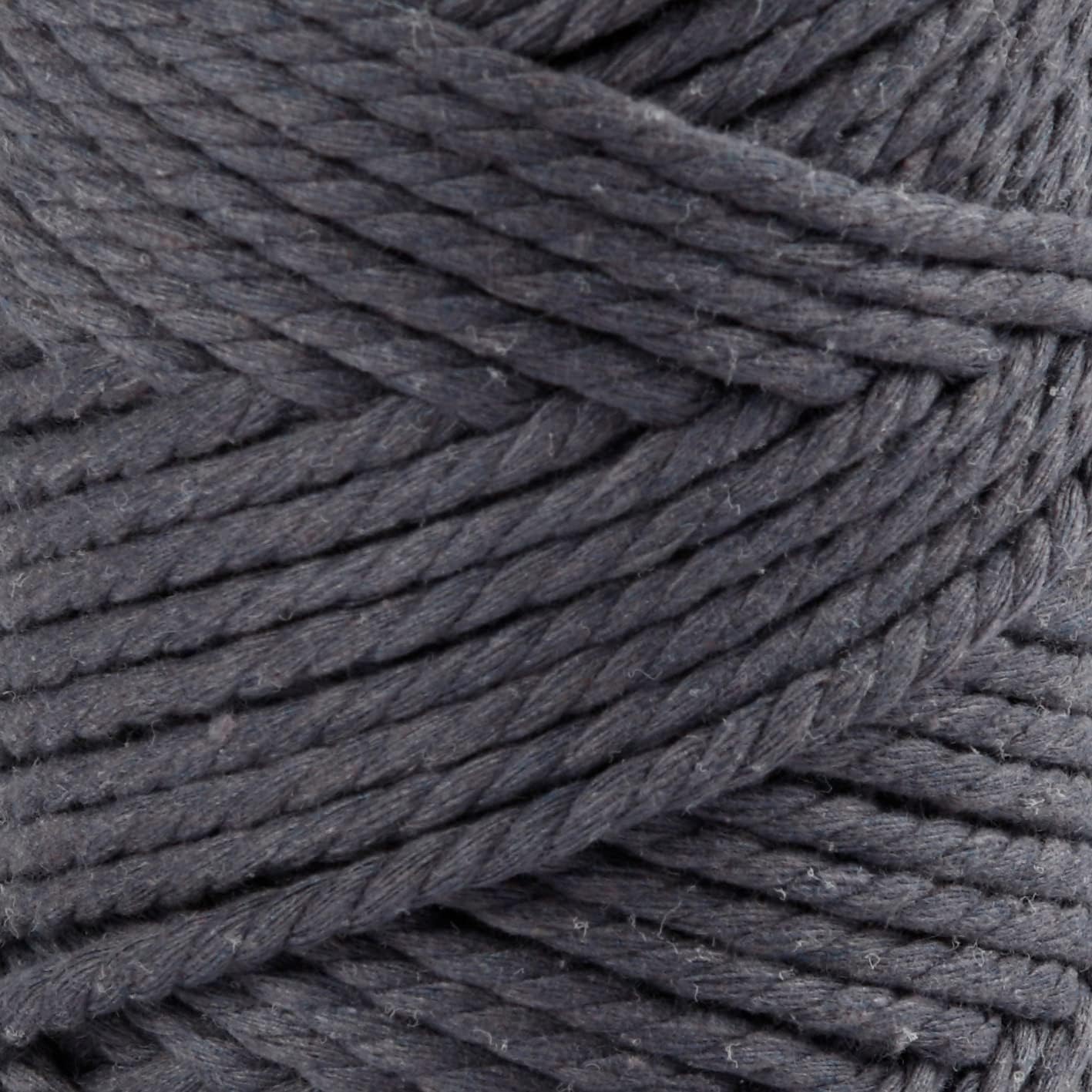 Creativ Company - Macrame Koord Grijs 55m