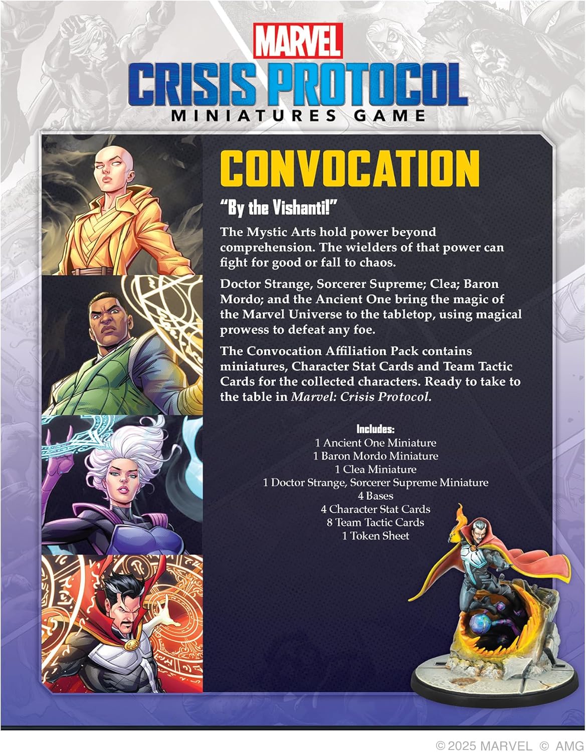 Asmodee | Marvel: Crisis Protocol Convocation Affiliation Pack | Tabletop Card Game Expansion | Ages 14+ | 2 Players | 90+ Minutes Playing Time