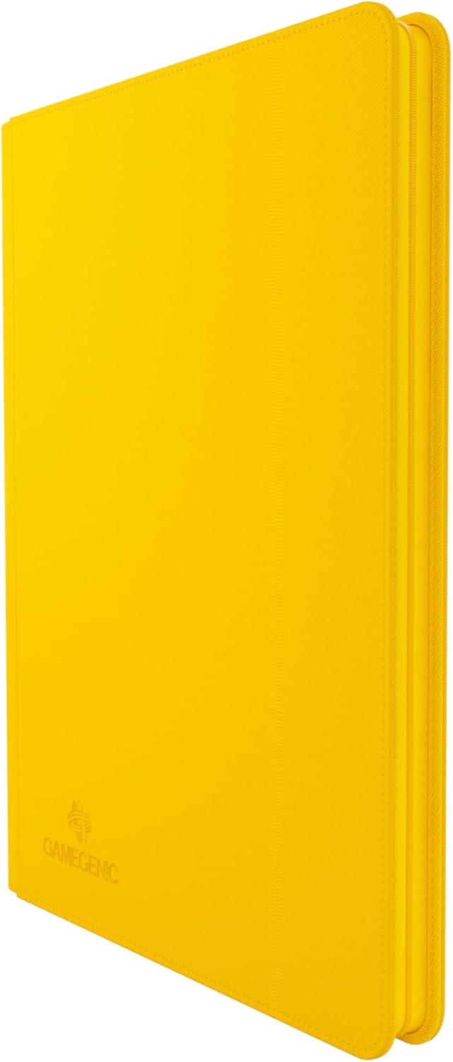 Gamegenic | Zip-Up Album 18-Pocket - Yellow | Trading Card Game Accessory