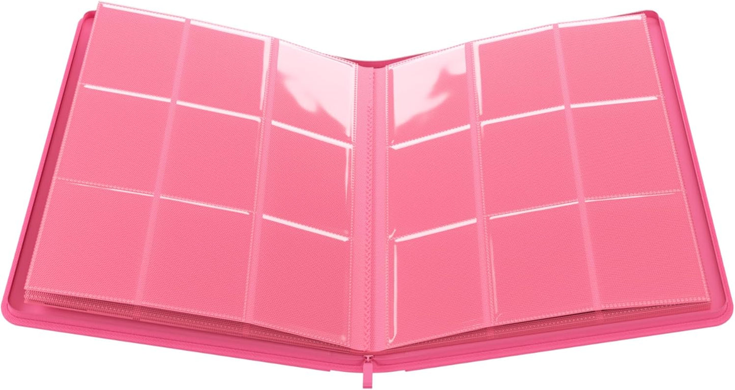 Gamegenic | Zip-Up Album 18-Pocket - Pink | Trading Card Game Accessory