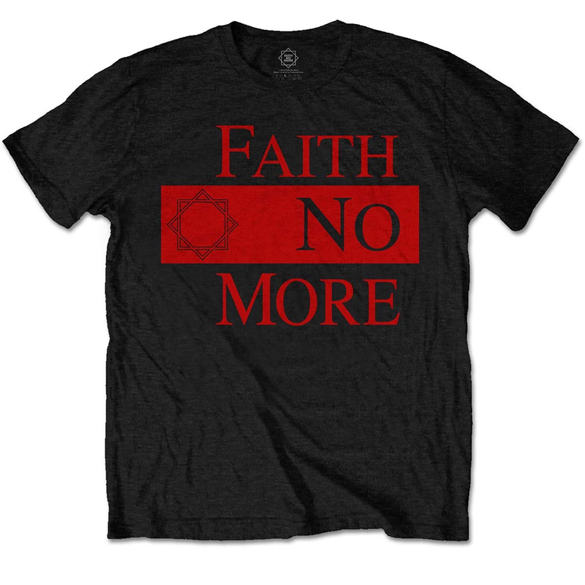 Faith No More: Rock Off - Classic New Logo Star (T-Shirt Unisex Tg. 2Xl)