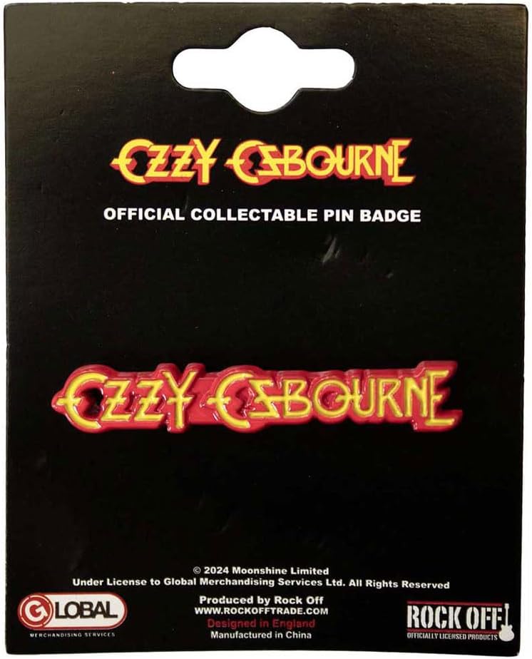 Orphan Sku - Ozzy Osbourne Pin Badge: Logo