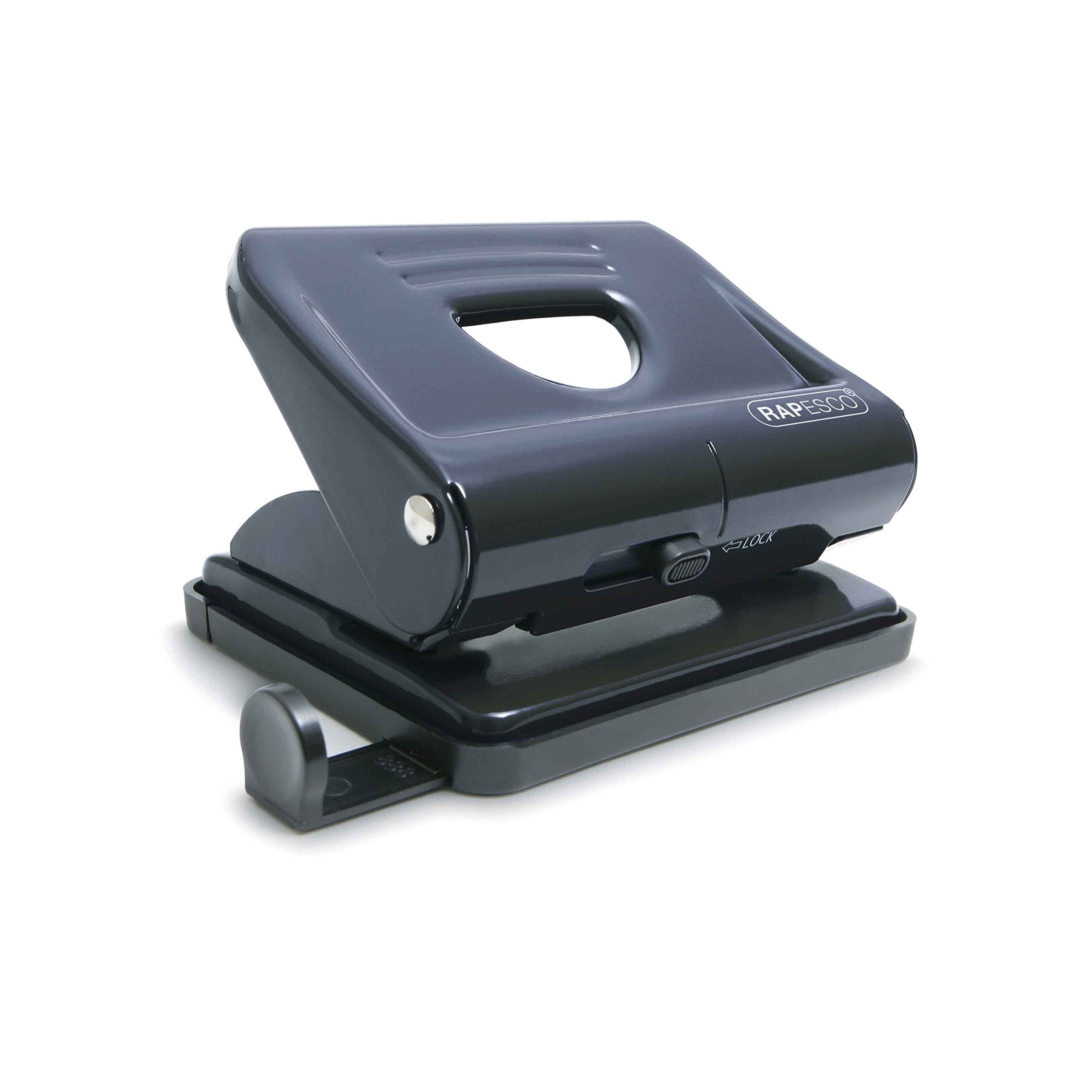 Rapesco PF820MB1 820 2-Hole Metal Punch, 22 Sheet Capacity