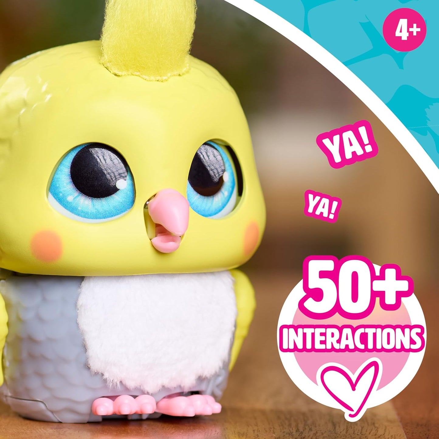 Just Play furReal Handfuls Chirps the Cockatoo, 3.5 Inch Interactive Toy, for Boys and Girls, Ages 4 and Up