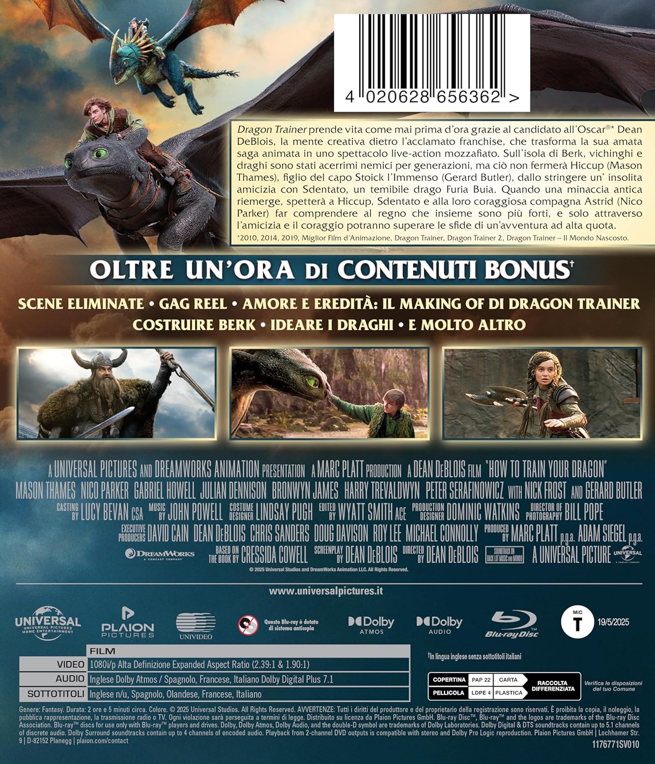 Dragon Trainer (Live Action) - (Italian Import)