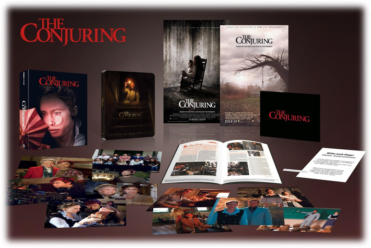 Conjuring (The) - L`Evocazione (Steelbook Uce) (4K Ultra Hd + Blu-Ray)