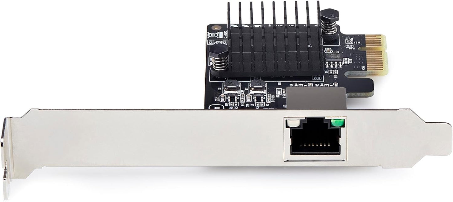 StarTech.com 1-Port 5G Gigabit PCIe Network Adapter Card, PCI Express LAN Card, Realtek RTL8126, Windows and Linux, TAA