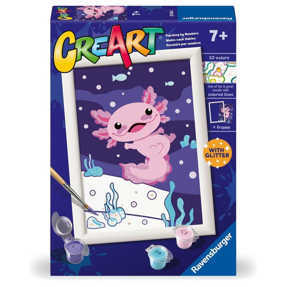 Ravensburger - CreArt Schilderen op Nummer - Axolotl