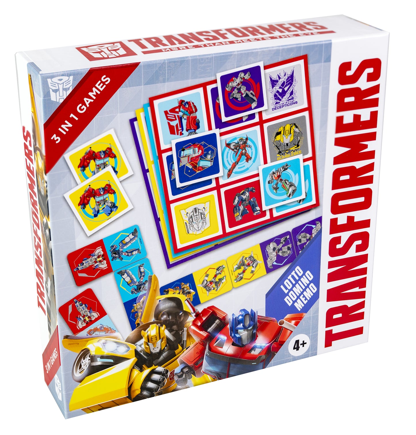 Tactic Peppa Pig Transformers 3 in 1 Lotto,Domino,Memo