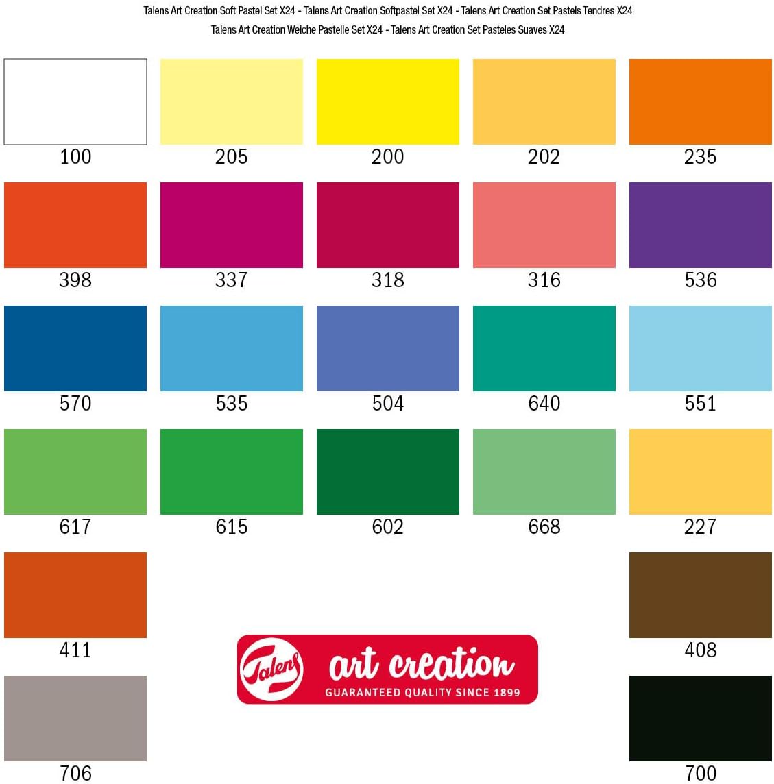 Talens Art Creation Softpastel Set 24