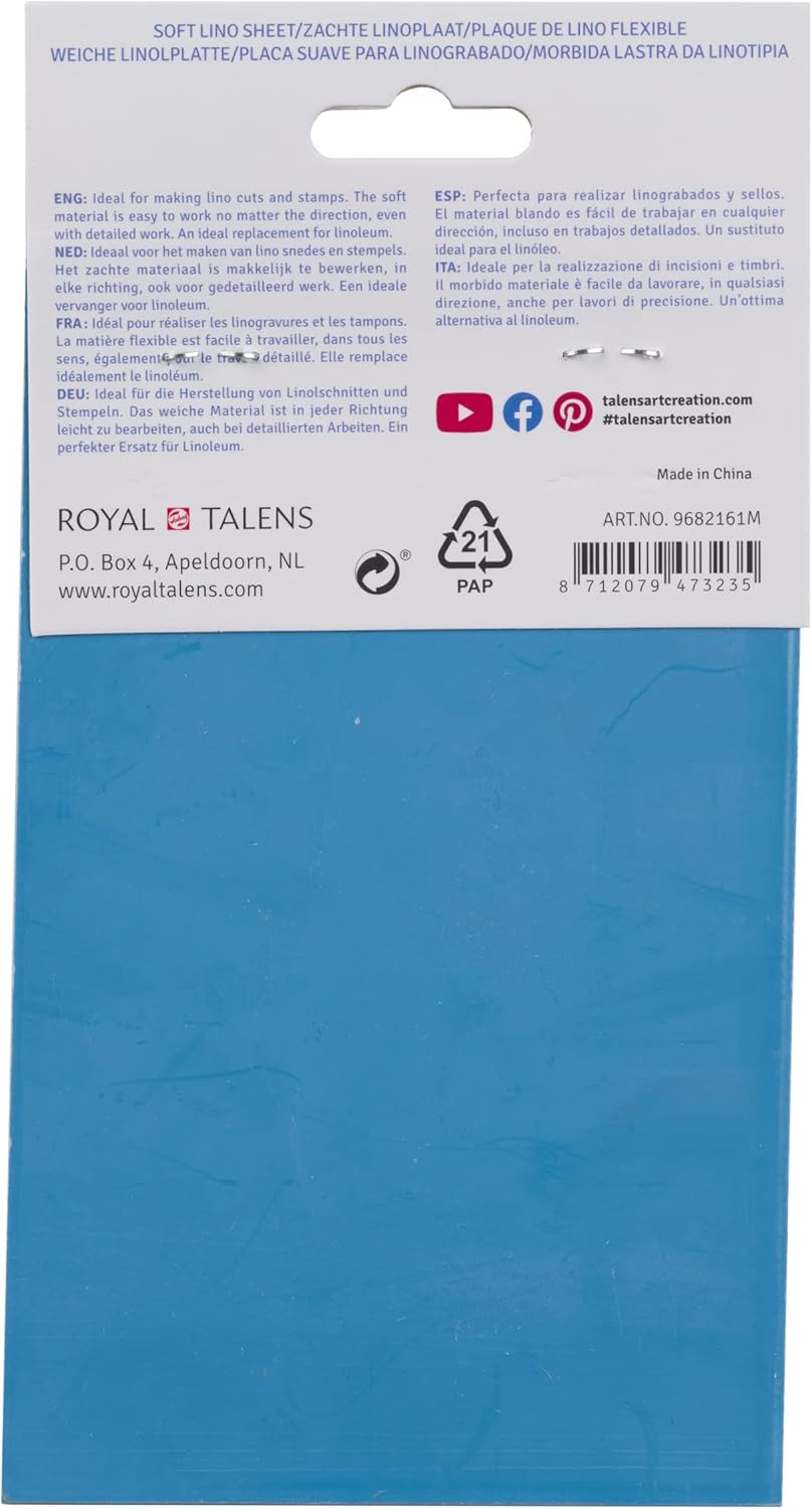 Talens Art Creation Zachte Linoleumplaat 10x15cm