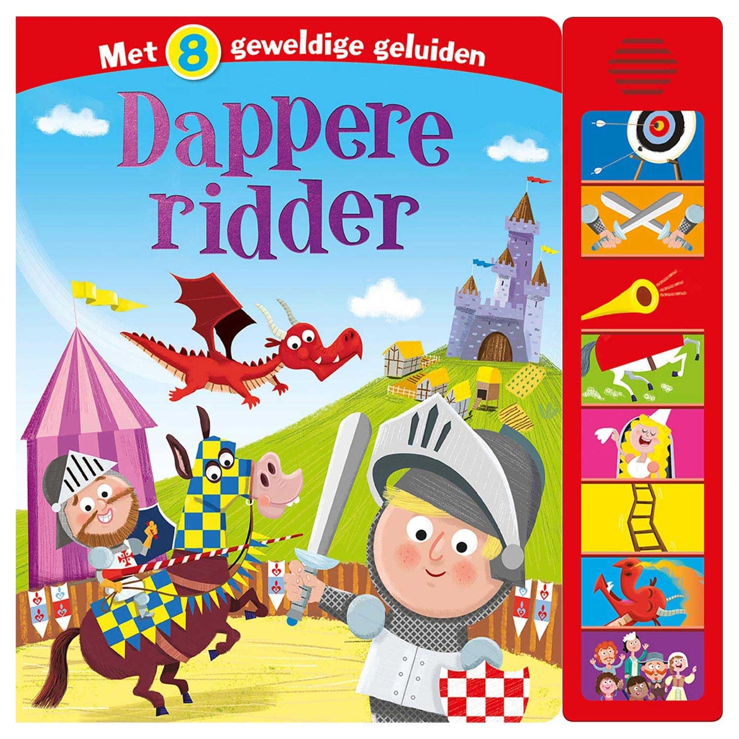 Geluidenboek Dappere ridder: Met geweldige geluiden