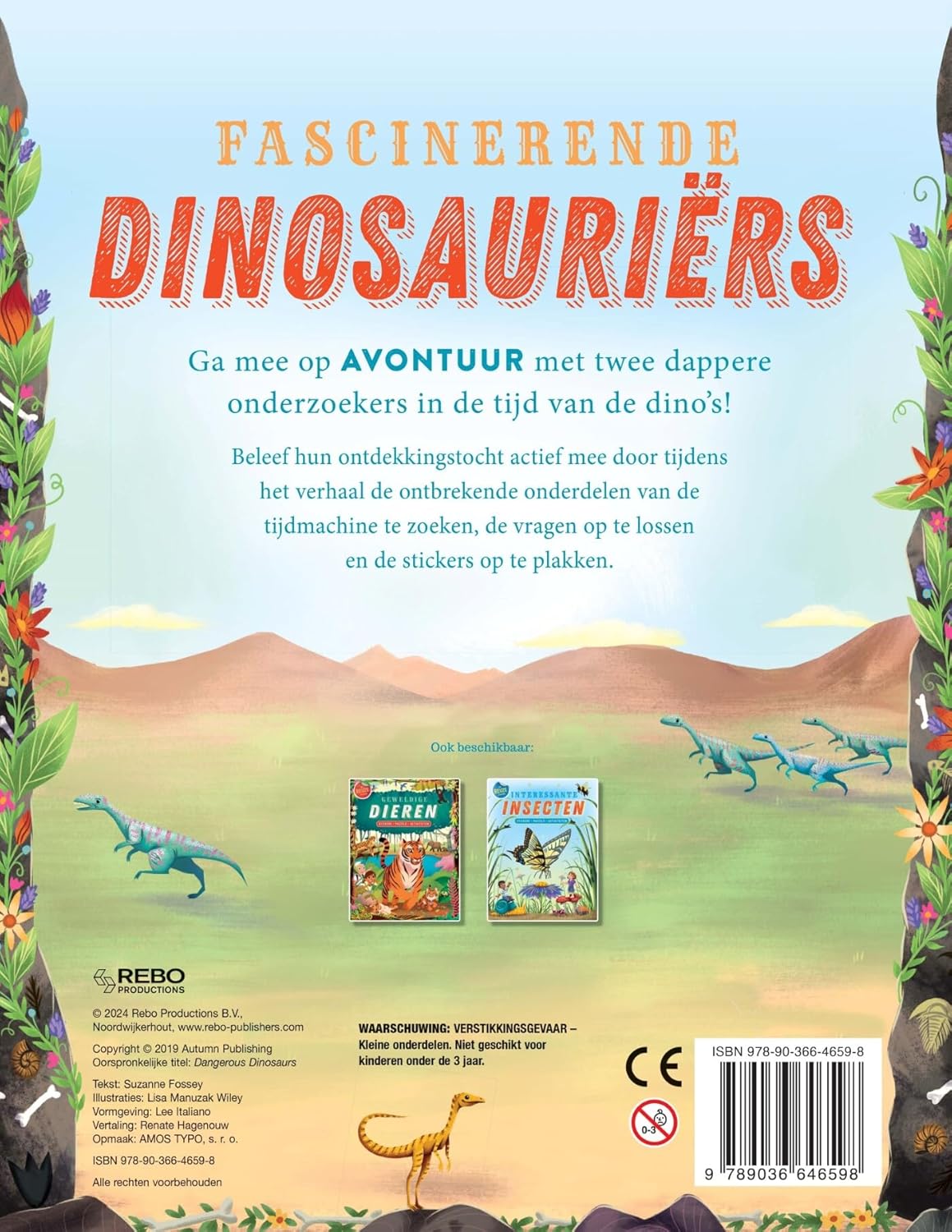 Rebo Publishers - Fascinerende Dinosauriers-Stickers