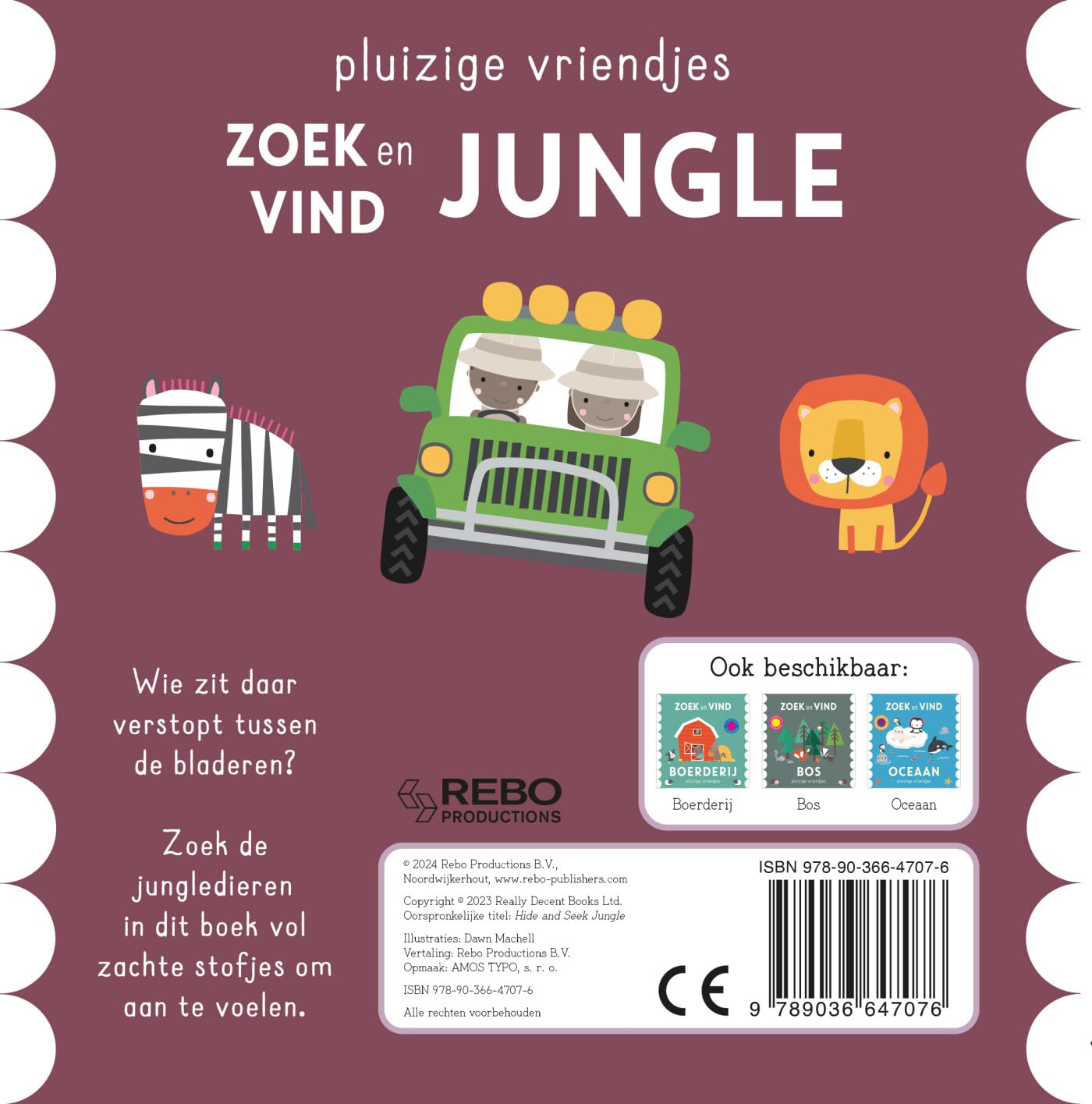 Rebo Publishers - Zoek en Vind - Jungle Pluizige Vriendjes