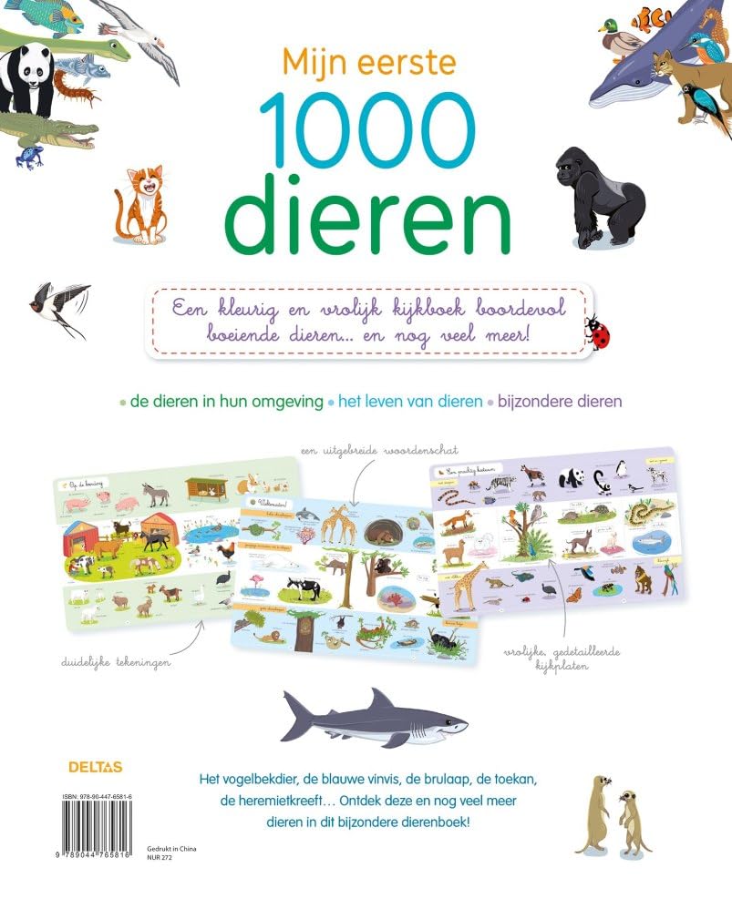Deltas - Mijn eerste 1000 dieren Kijkboek