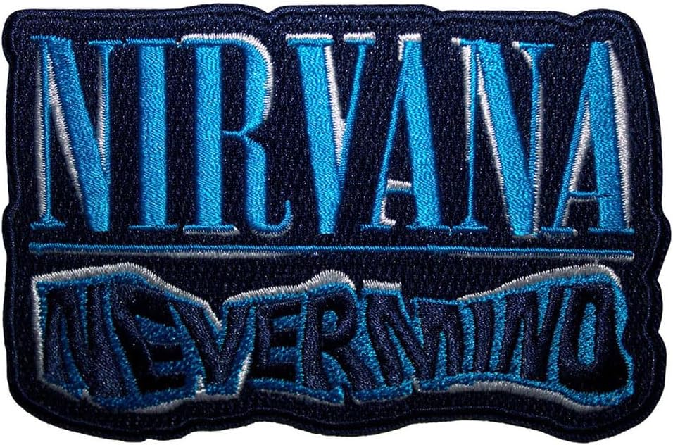 Nirvana Nevermind Wavy Cut Out Woven Patch One Size
