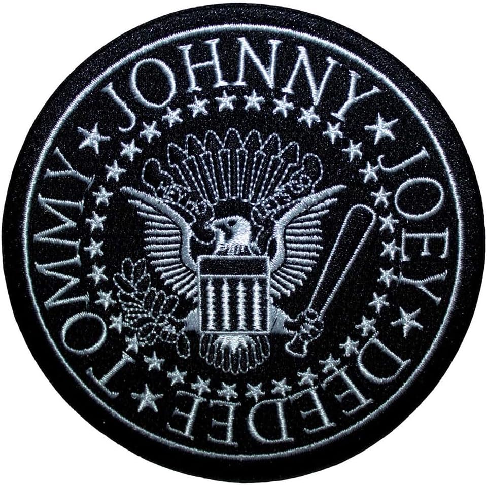 Ramones Presidential Seal Black Woven Patch One Size