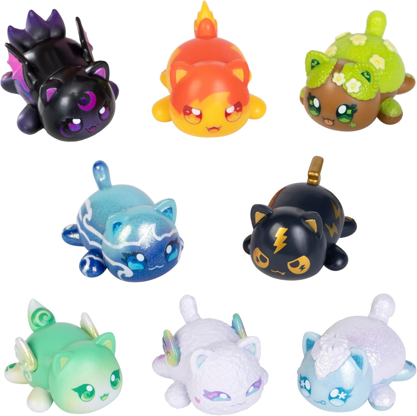 Aphmau MeeMeow Mystery Figures – Series 7; Blind Box, 1 of 8 Possible Elemental MeeMeows, Official Aphmau Merch