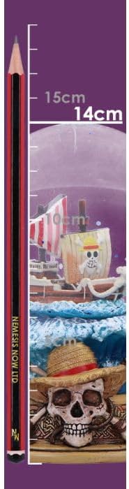 Nemesis Now One Piece Going Merry Snow Globe – Official Licensed Anime Collectible, Straw Hat Pirates Ship Display with Glitter Effect, Hand-Painted Detail, for Anime Fans and Collectors, 14cm