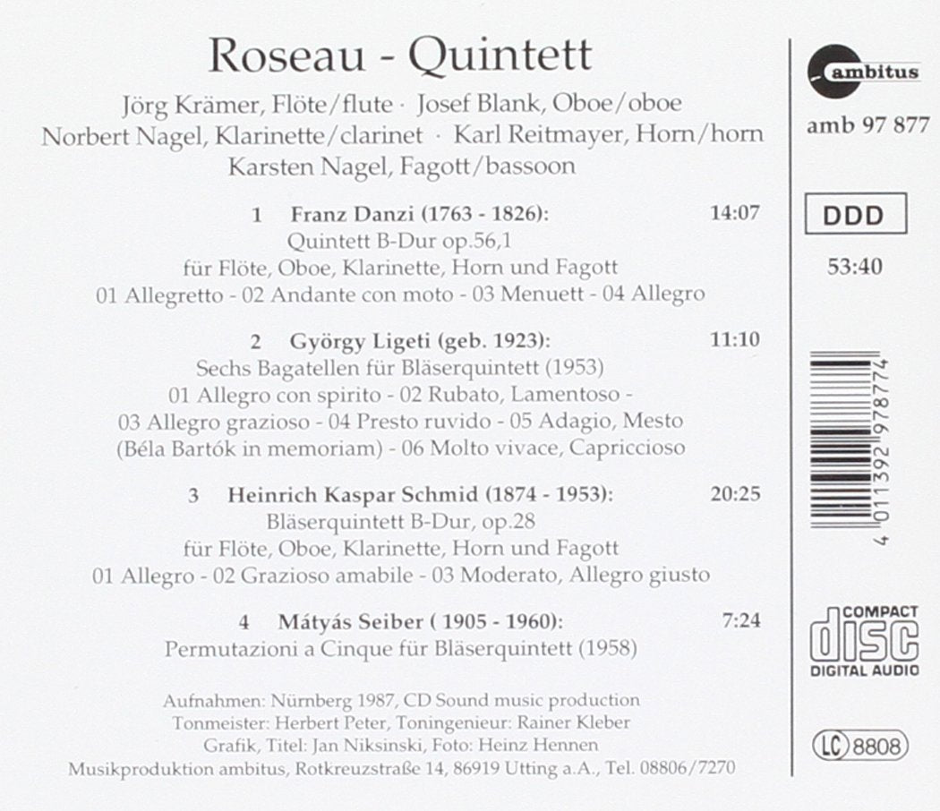 Roseau Quintett Portrait